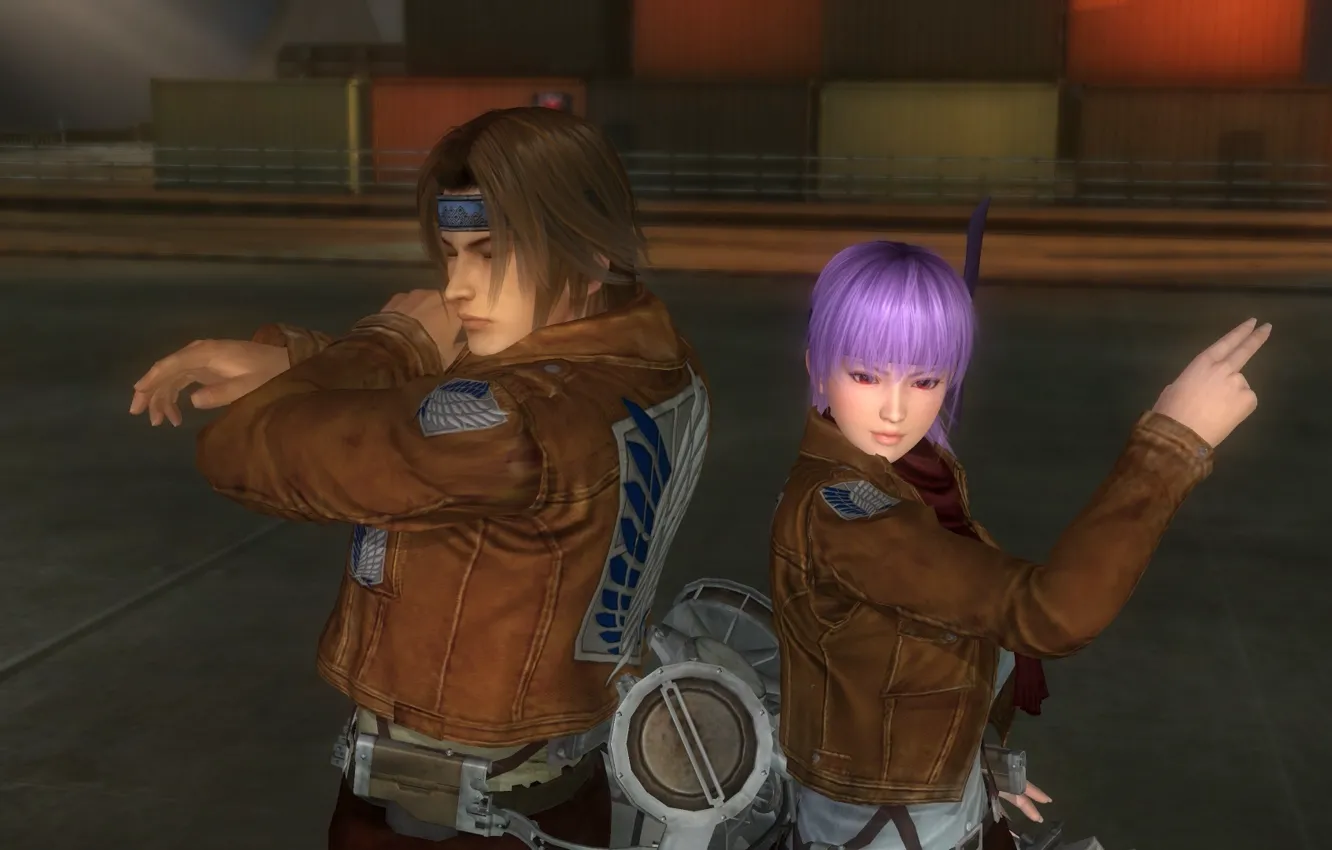 Photo wallpaper form, two, Attack Of The Titans