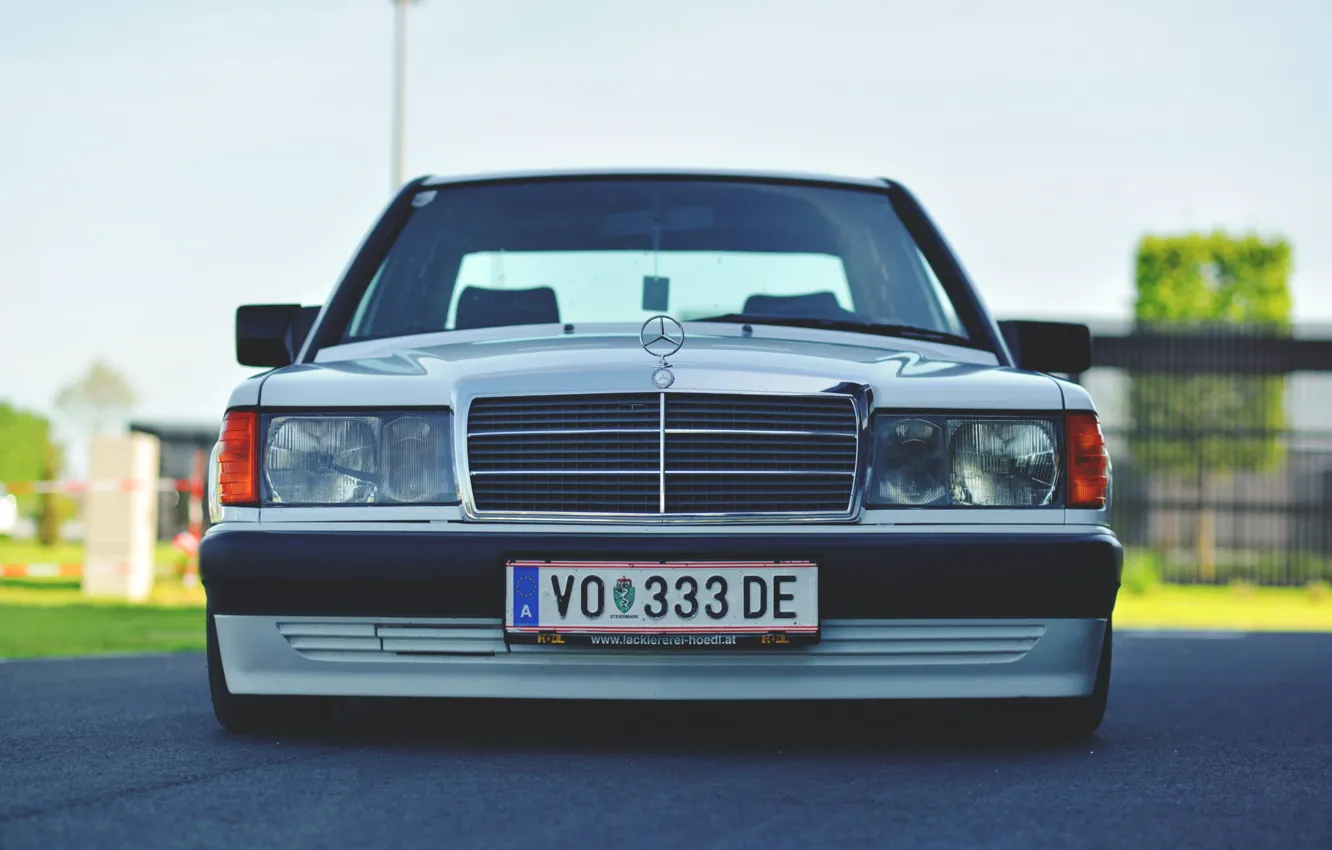 Photo wallpaper Mercedes - Benz, w201, 190e, 1.8