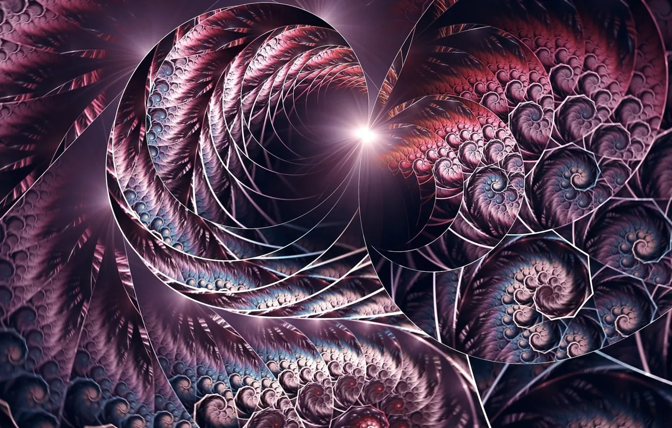 Photo wallpaper light, abstraction, background, figure, flash, spiral, fractal, screensaver on your desktop