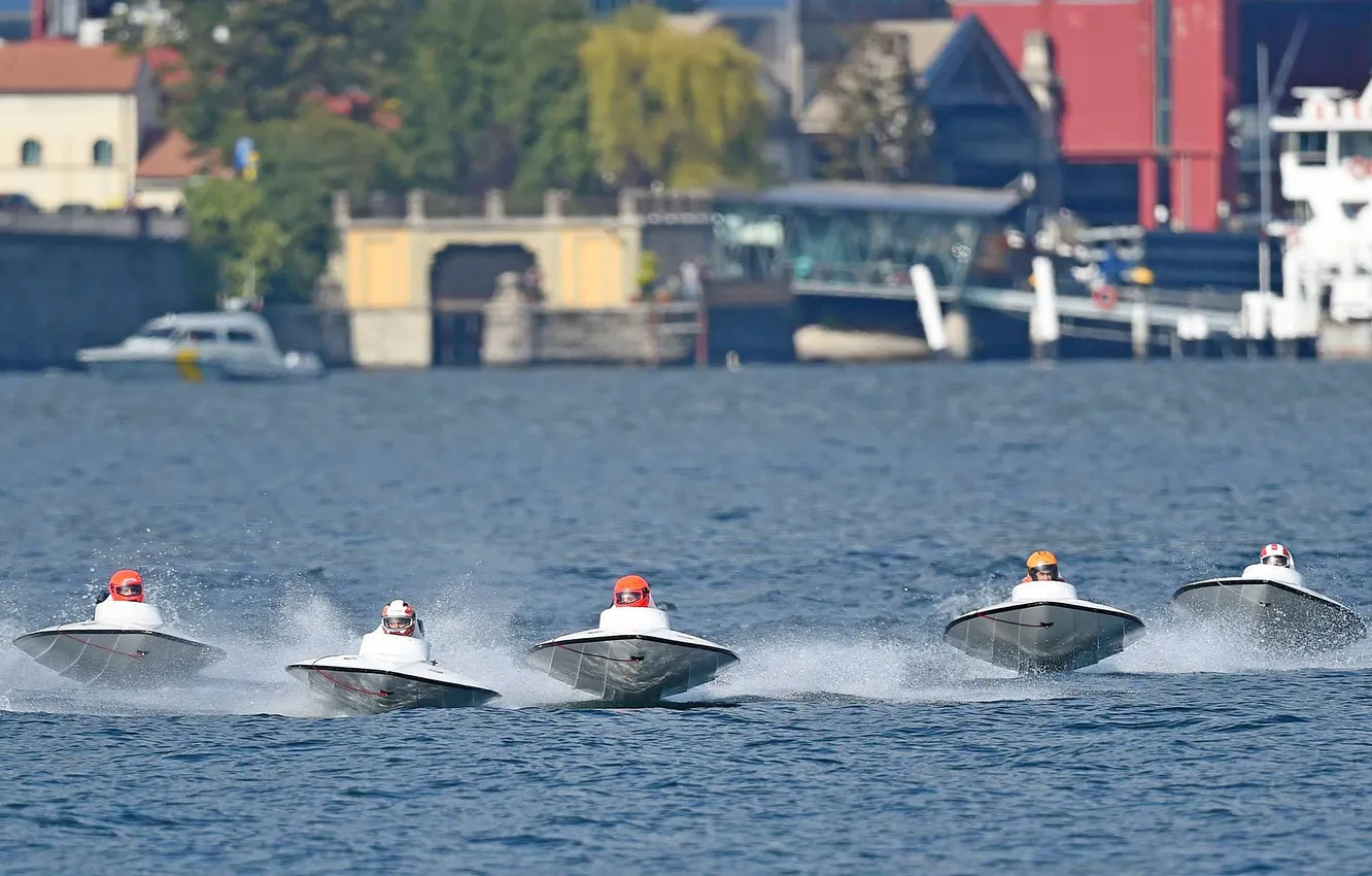 Photo wallpaper race, boat, speed