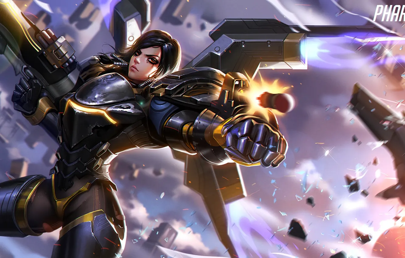 Photo wallpaper Blizzard Entertainment, Overwatch, pharah