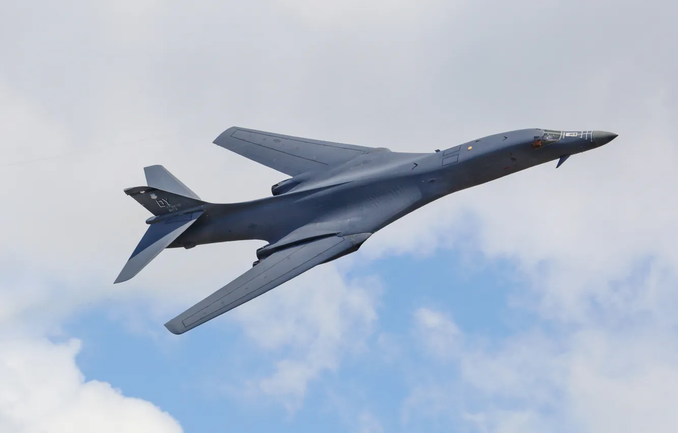 Photo wallpaper Lancer, bomber, B-1B, strategic, supersonic