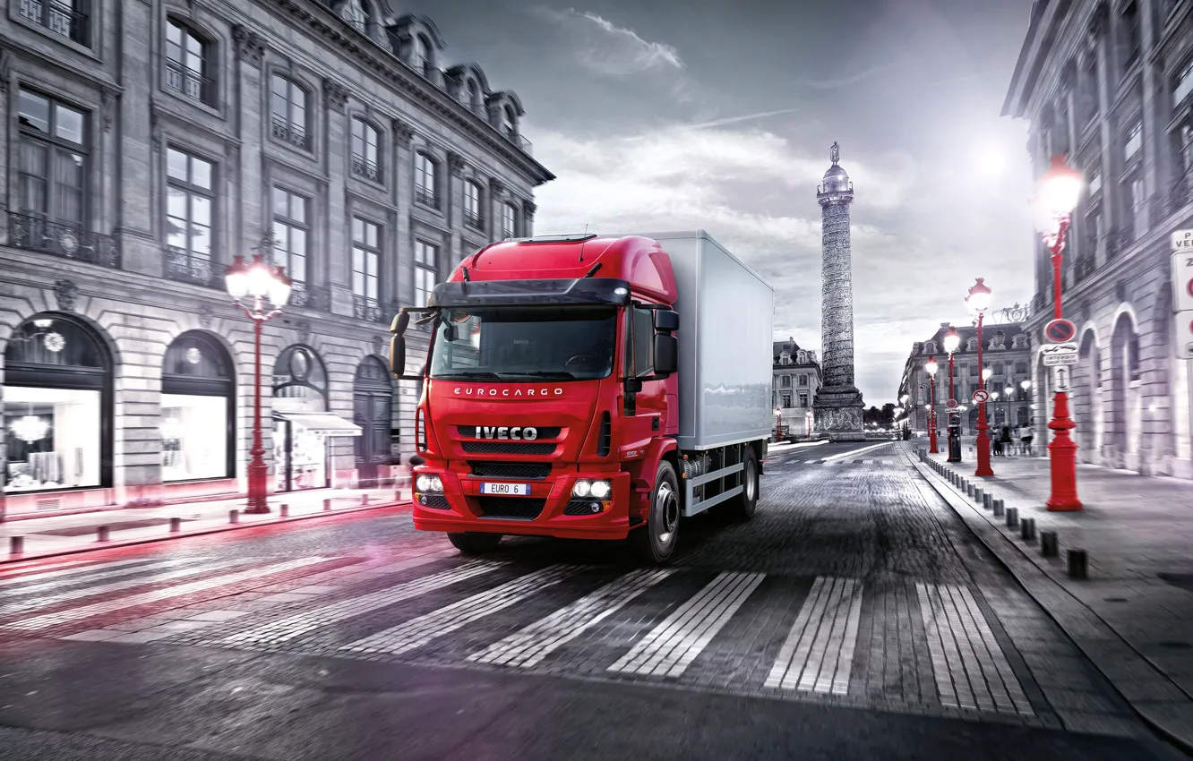 Photo wallpaper transport, iveco, delivery, eurocargo