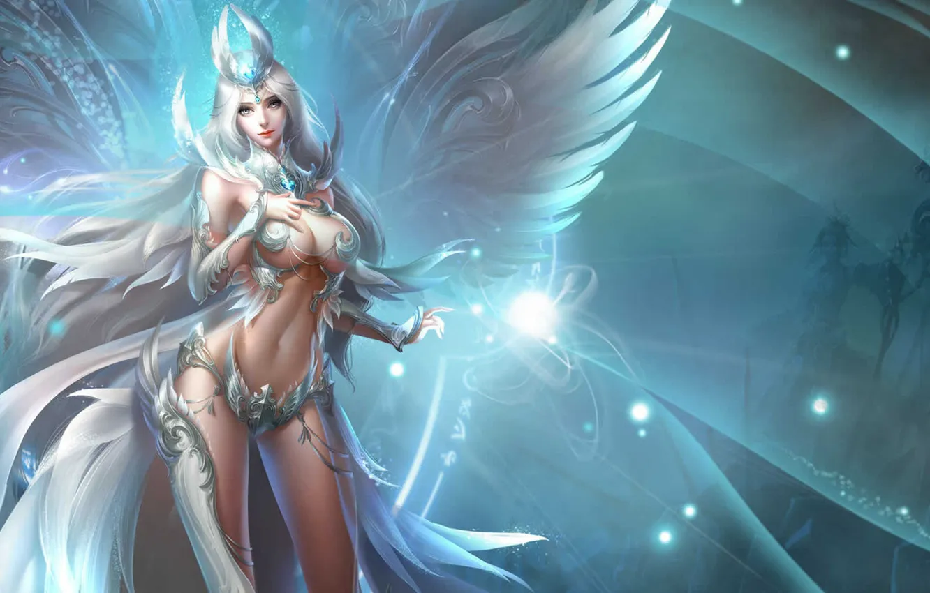 Photo wallpaper girl, League of Angels, League of angels, an angel