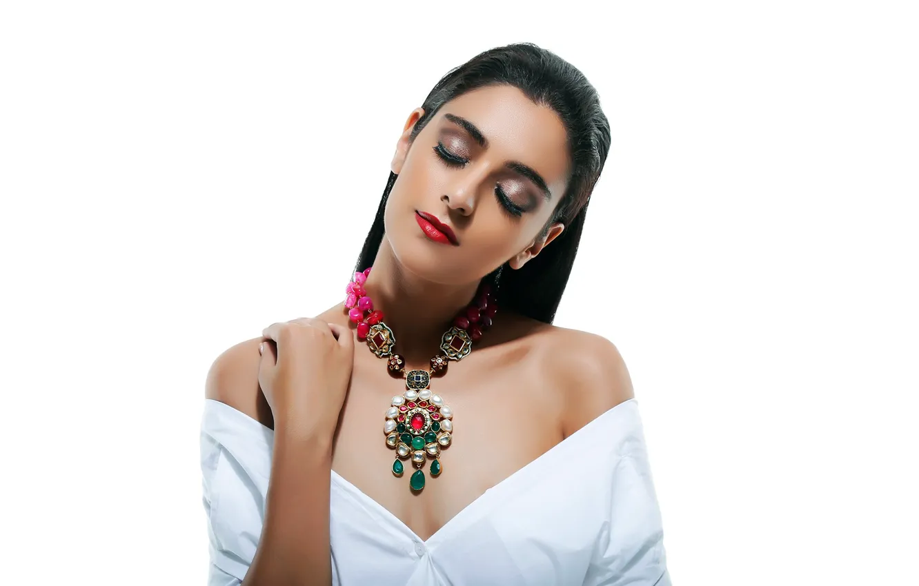 Photo wallpaper girl, hot, sexy, fashion, eyes, smile, beautiful, figure