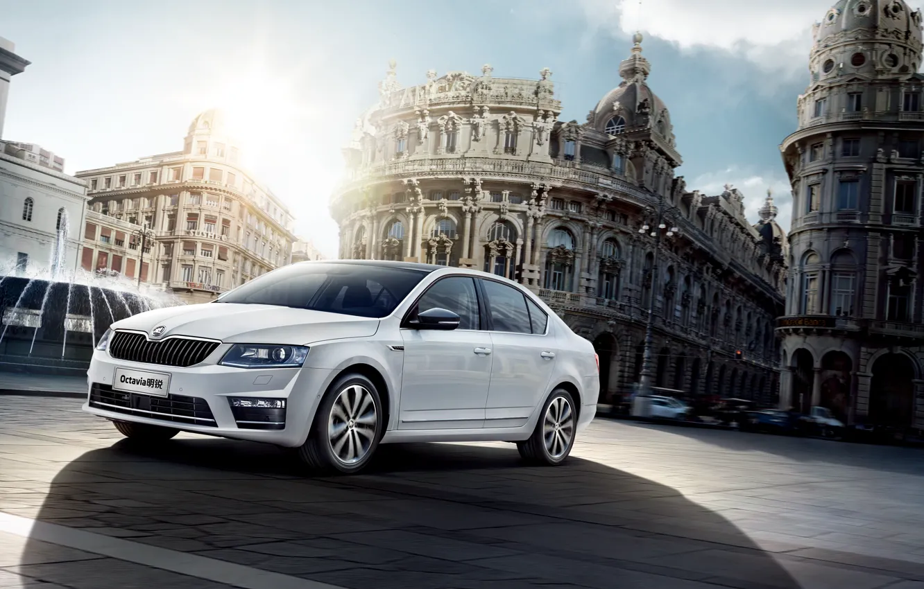 Photo wallpaper Sedan, Skoda, Skoda, Octavia, Octavia