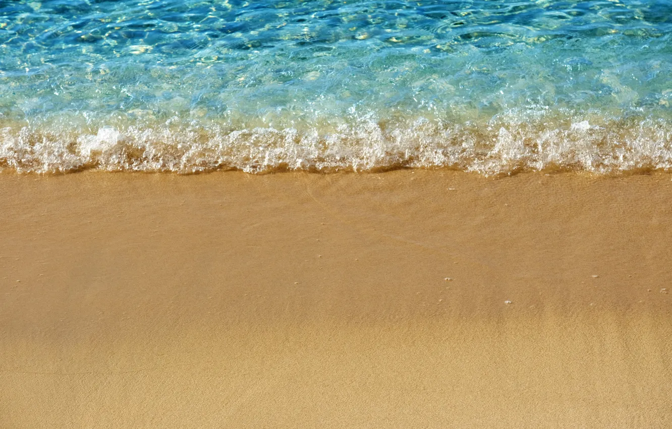 Photo wallpaper sand, sea, wave, beach, summer, summer, beach, sea