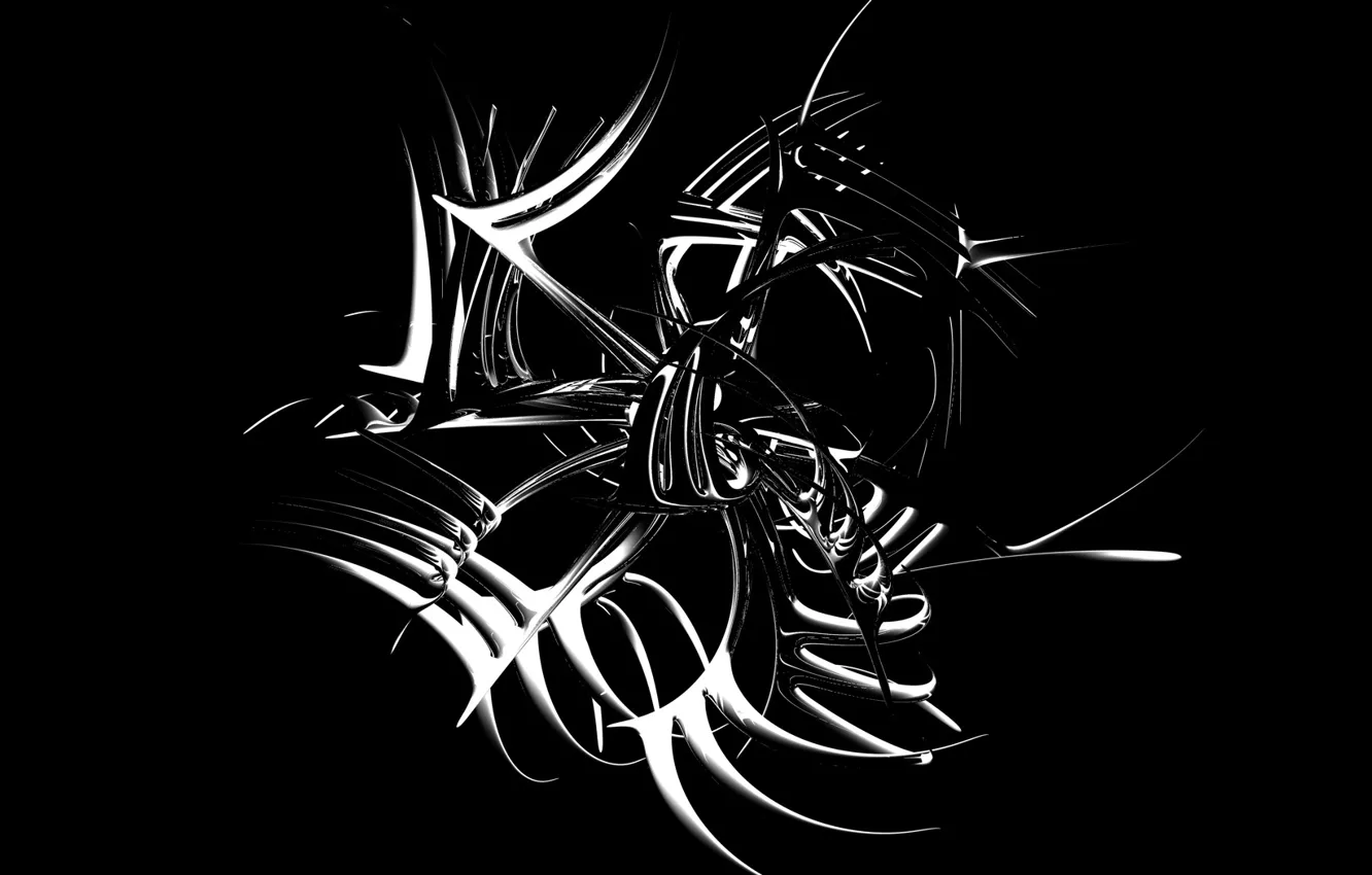 Photo wallpaper form, metal, Spiky Orb