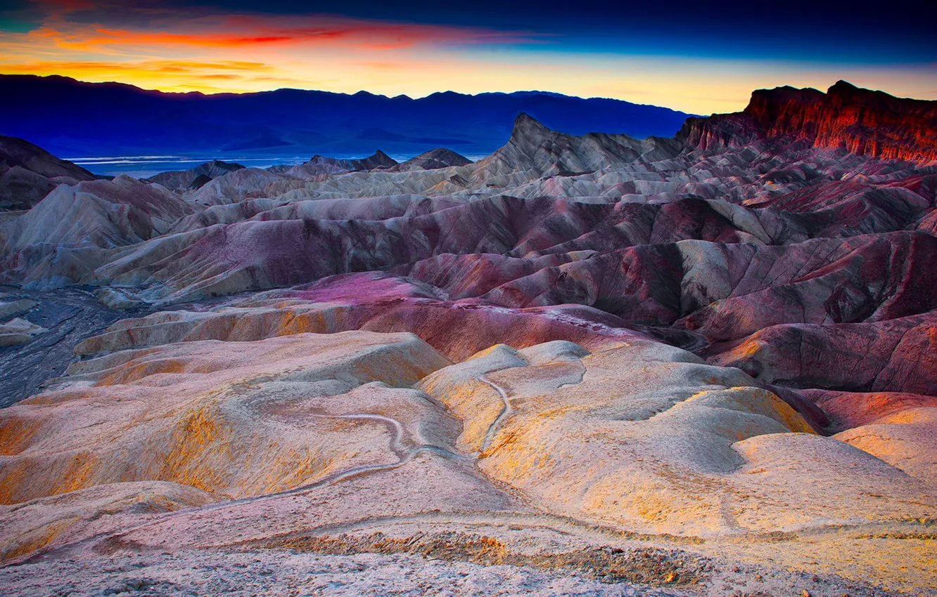 Photo wallpaper Death Valley, сalifornia, death valley
