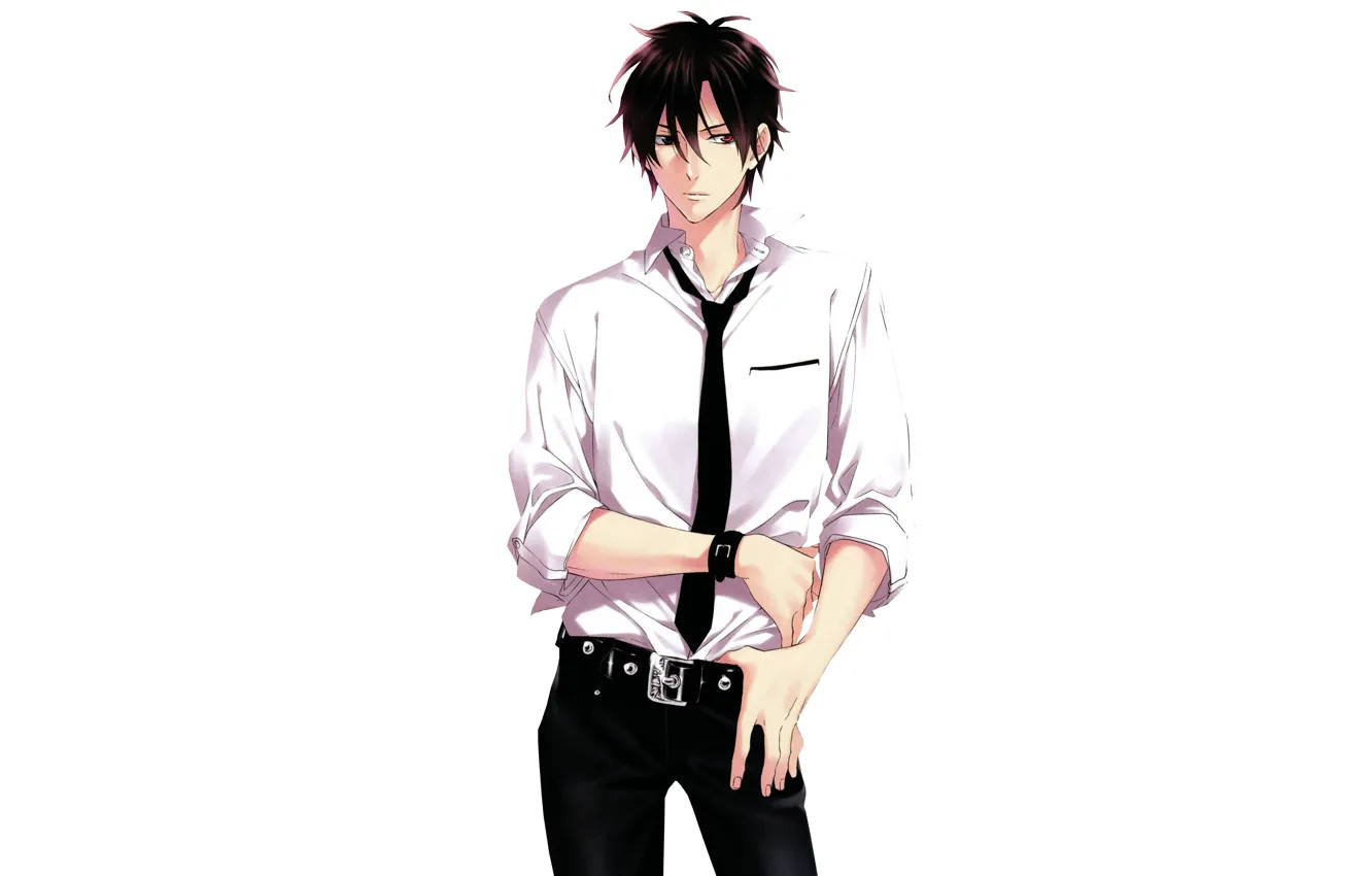 Photo wallpaper guy, manga, Saitou Yakumo, by yaelrukia
