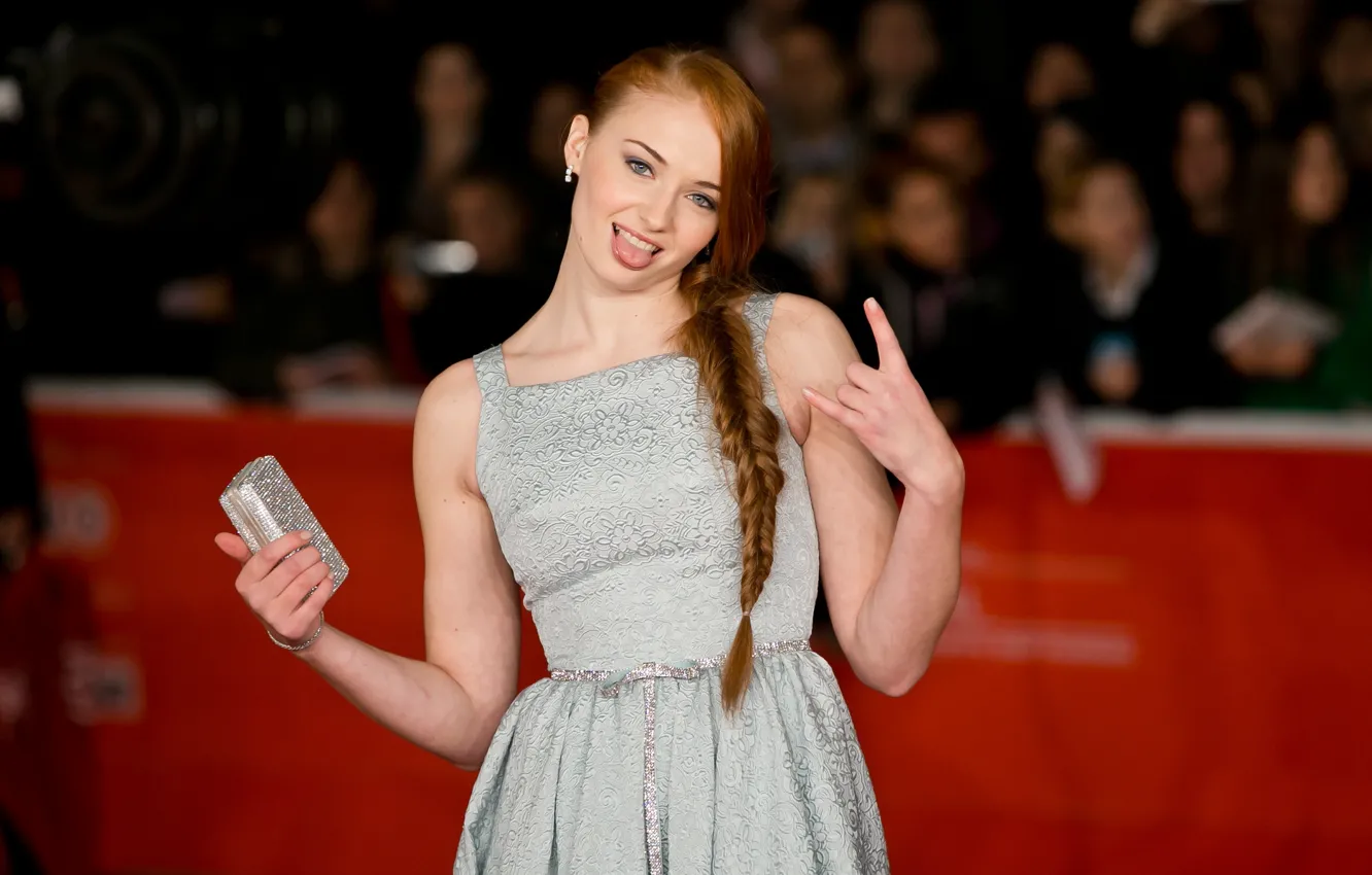Photo wallpaper actress, red, dress, redhead, Game of Thrones, Game of thrones, actress, celebrity