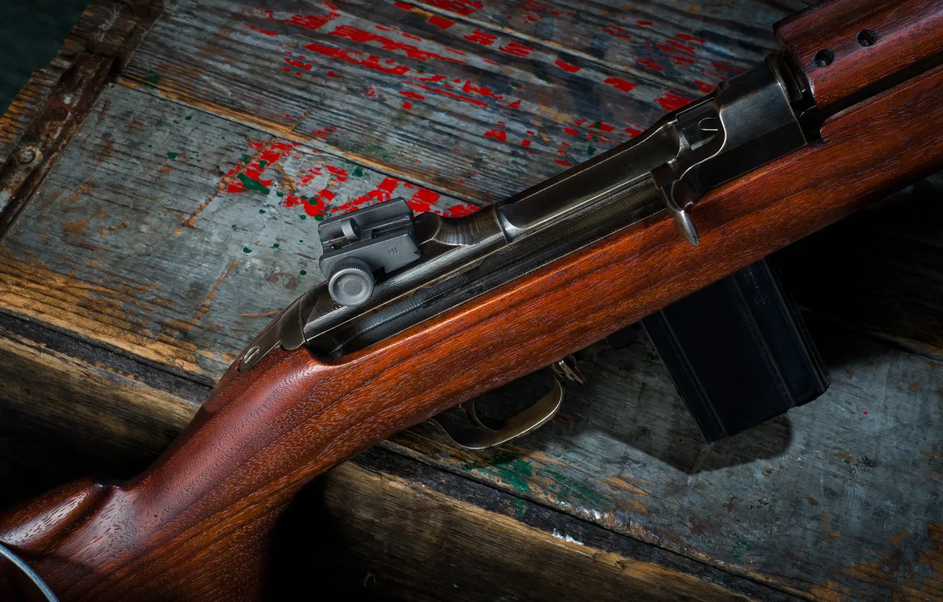 Photo wallpaper carabiner, easy, self-loading, M1 Carbine