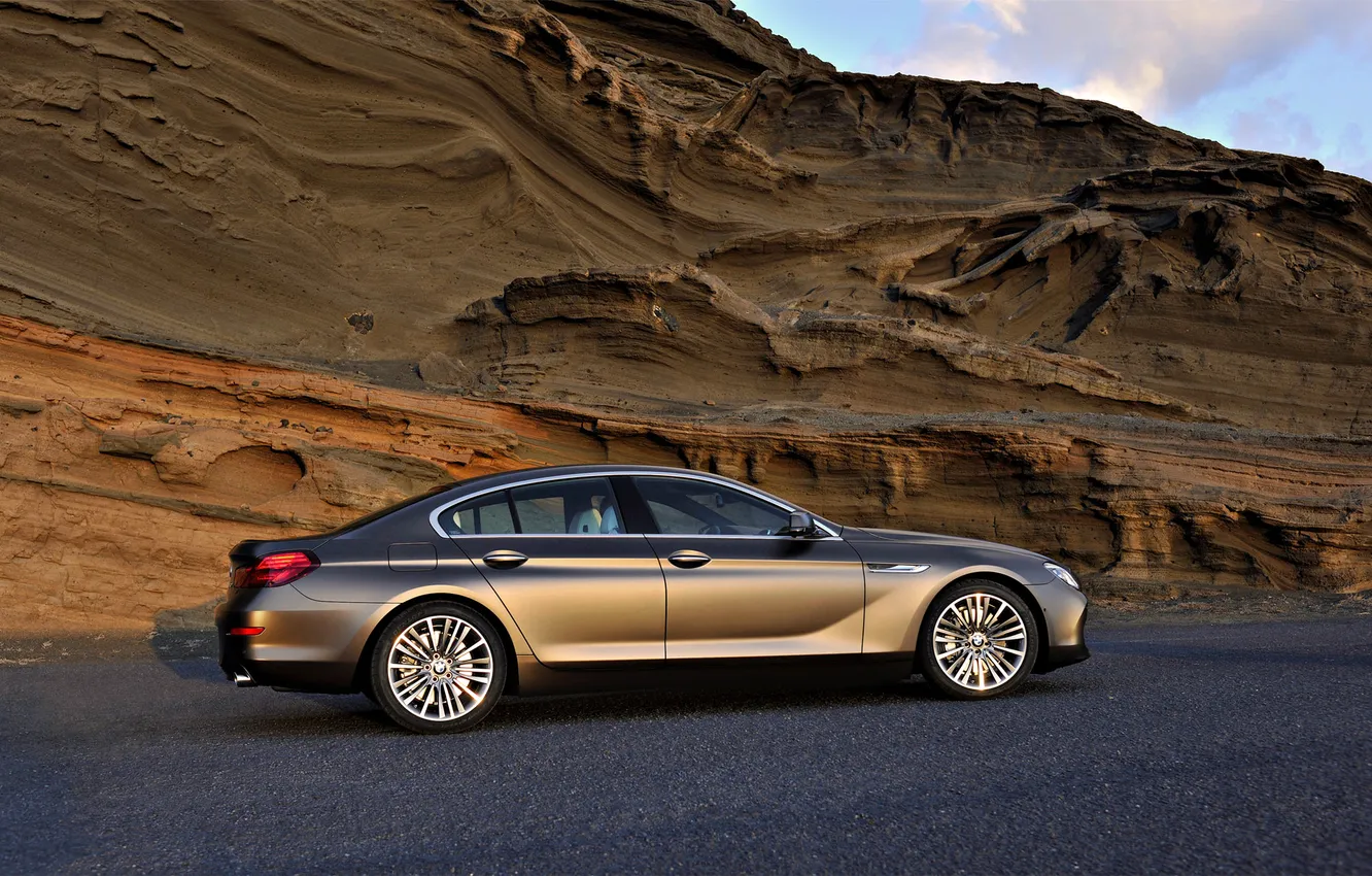 Photo wallpaper machine, auto, rocks, BMW, BMW, day, side view, Boomer