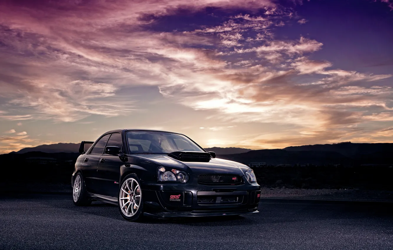 Photo wallpaper the sky, Subaru, Impreza, STI