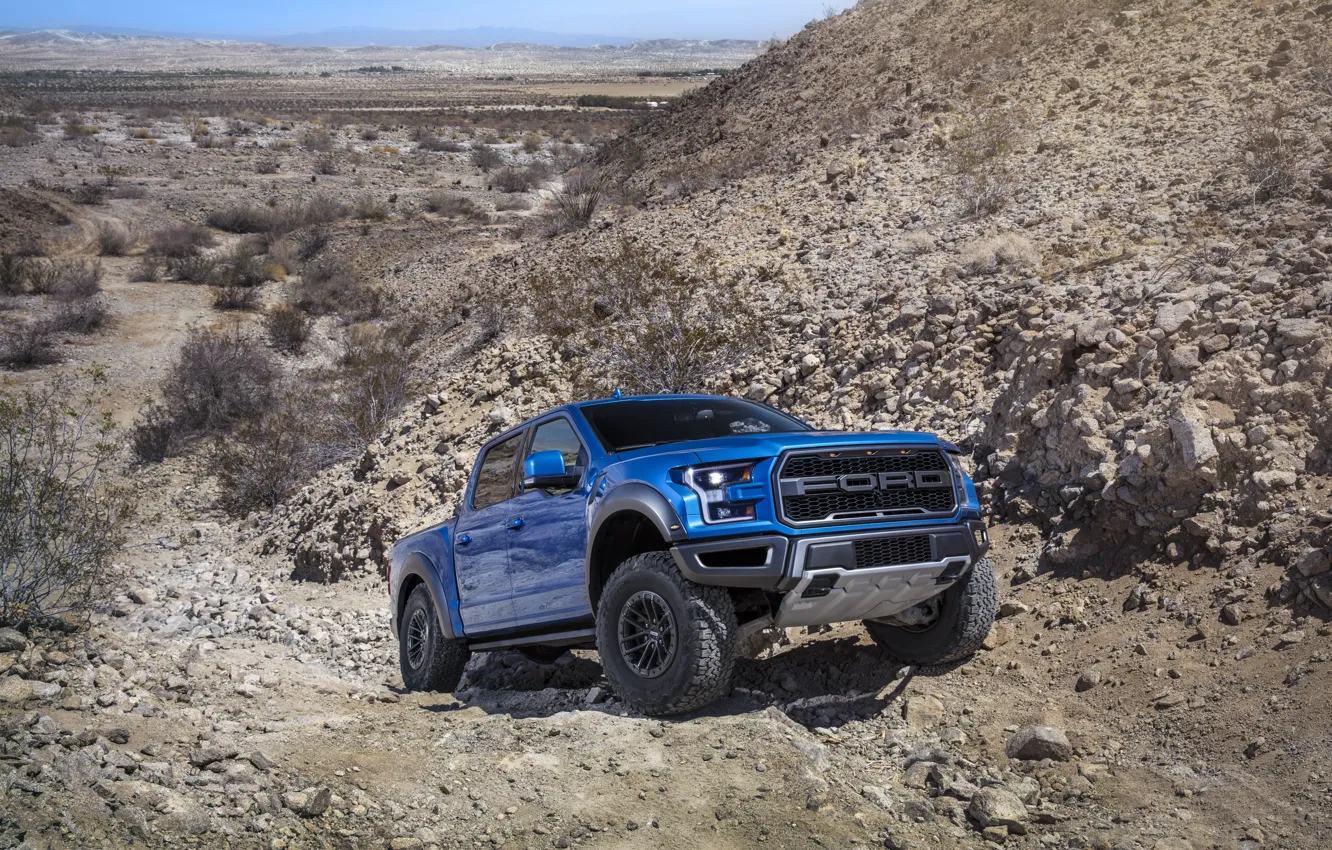 Photo wallpaper Ford, Raptor, F-150, The roads, 2019, Ford F-150 Raptor