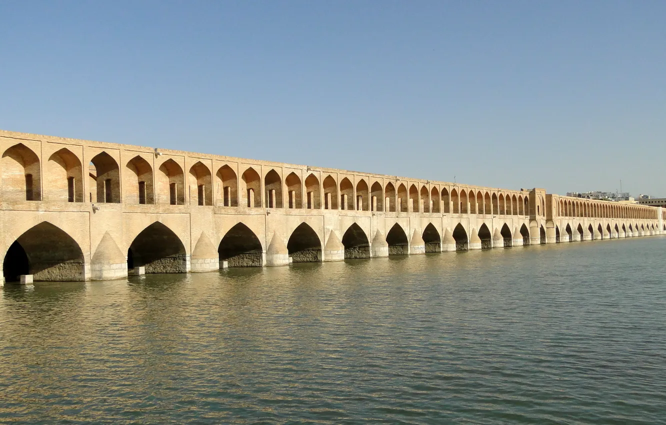 Photo wallpaper bridge, Iran, Esfahan