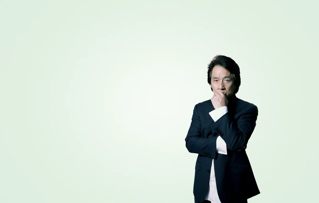 Photo wallpaper costume, serious, brooding, Jackie Chan, Jackie Chan