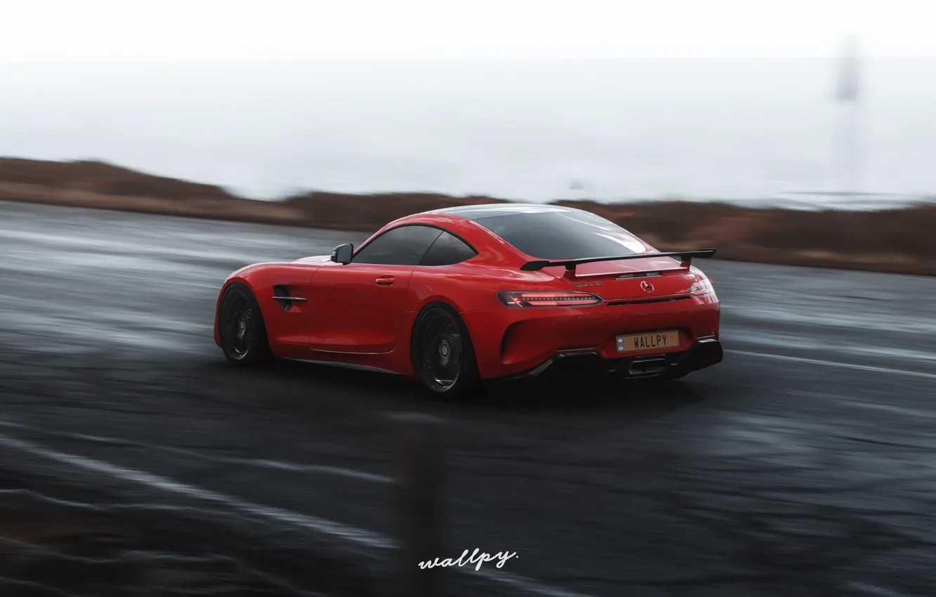 Photo wallpaper Mercedes-Benz, Microsoft, game, AMG, 2018, GT R, Forza Horizon 4, by Wallpy