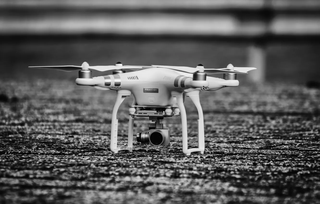 Photo wallpaper drone, drone, Phantom 3