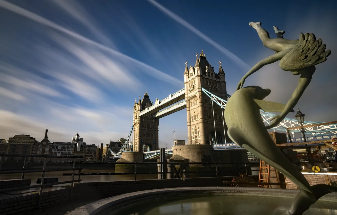 Photo wallpaper Tower Bridge, harmony, London