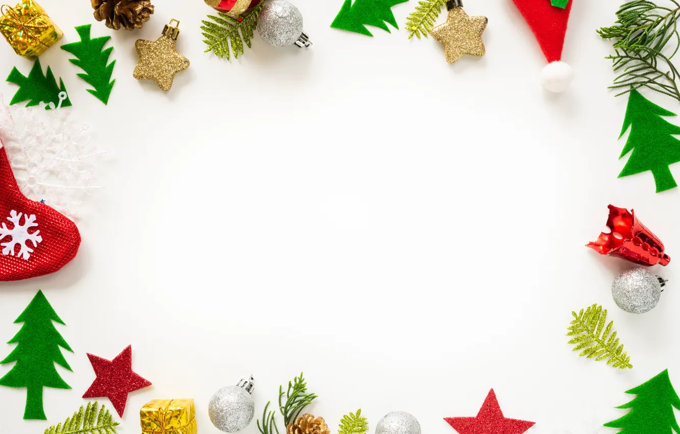 Photo wallpaper decoration, New Year, Christmas, Christmas, New Year, decoration, xmas, Merry