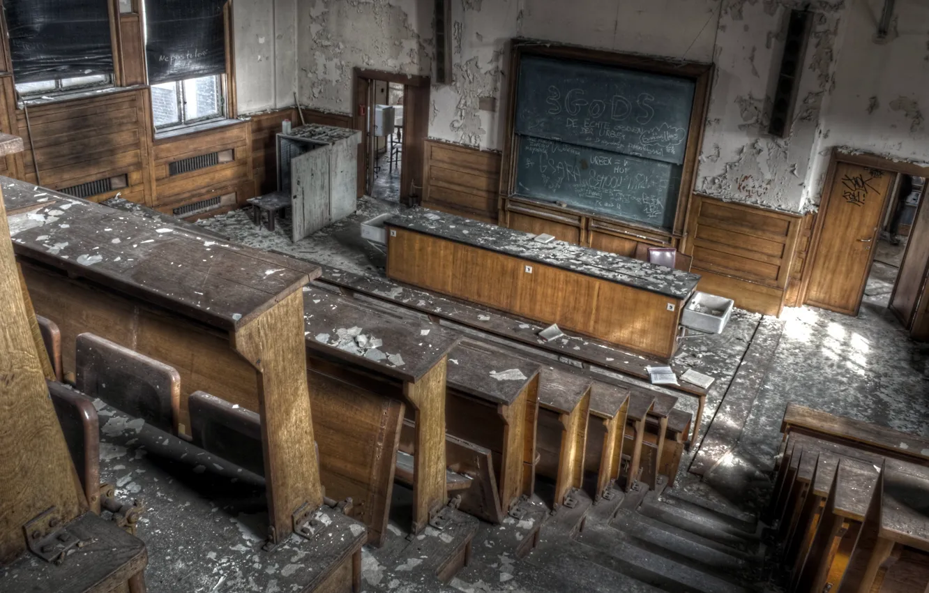 Photo wallpaper background, interior, audience