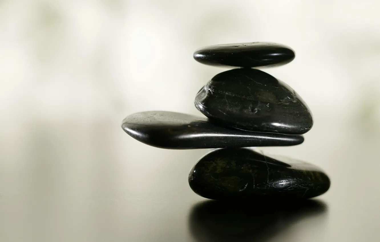 Photo wallpaper stones, balance, balance