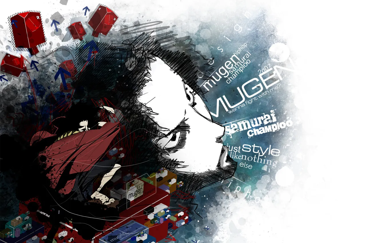 Photo wallpaper Samurai Chanpur?, Mugen, Anime