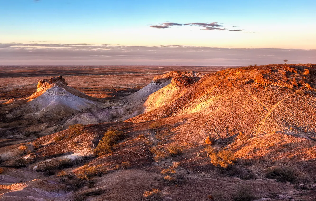Photo wallpaper sand, the sun, light, sunset, hills, desert