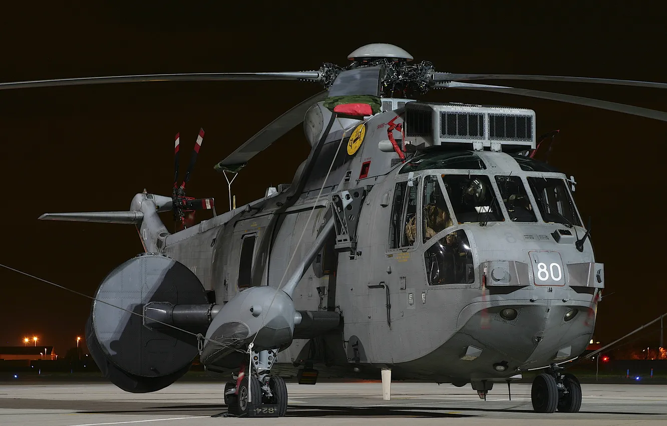 Photo wallpaper helicopter, transport, Sea King, "Sea king, ASaC.7