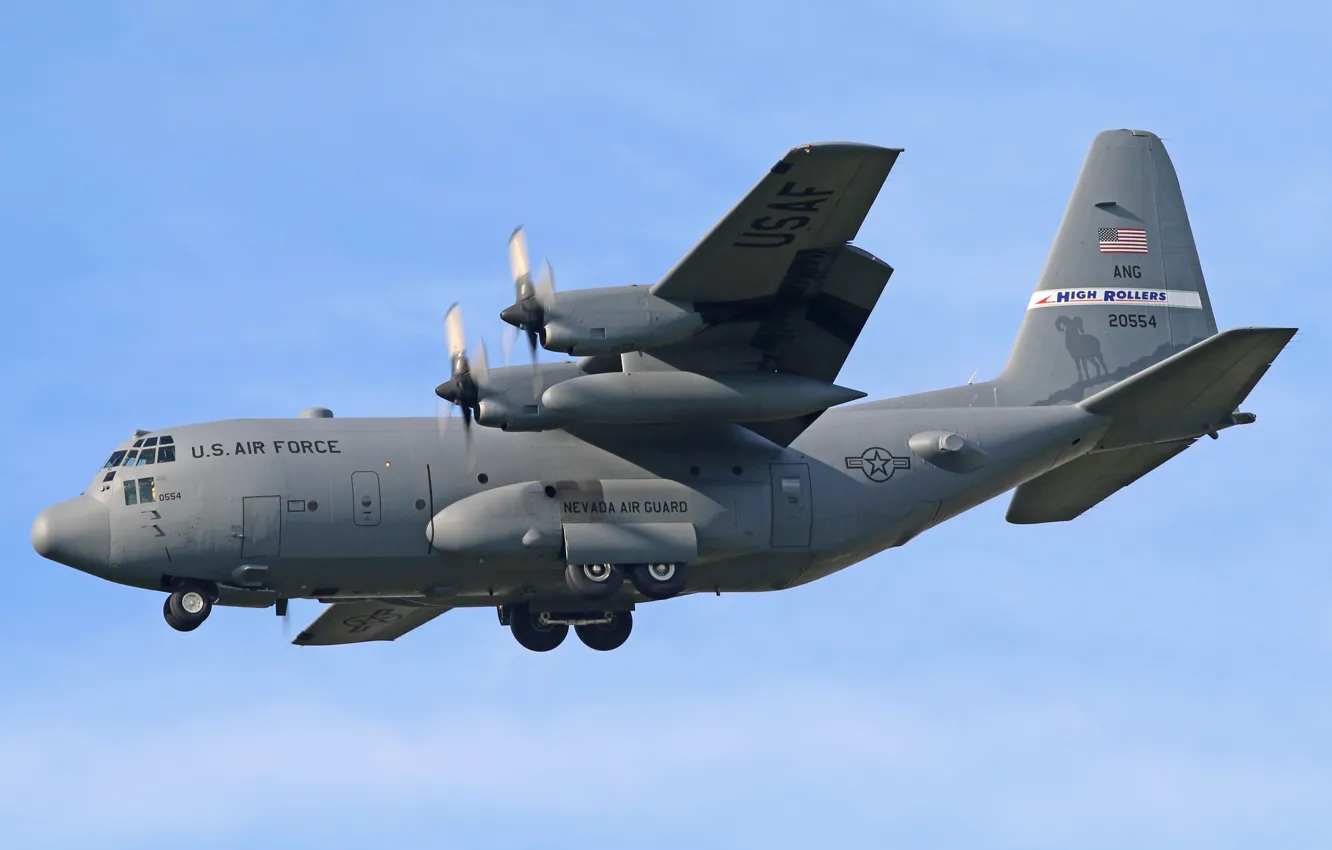 Photo wallpaper army, the plane, C-130H