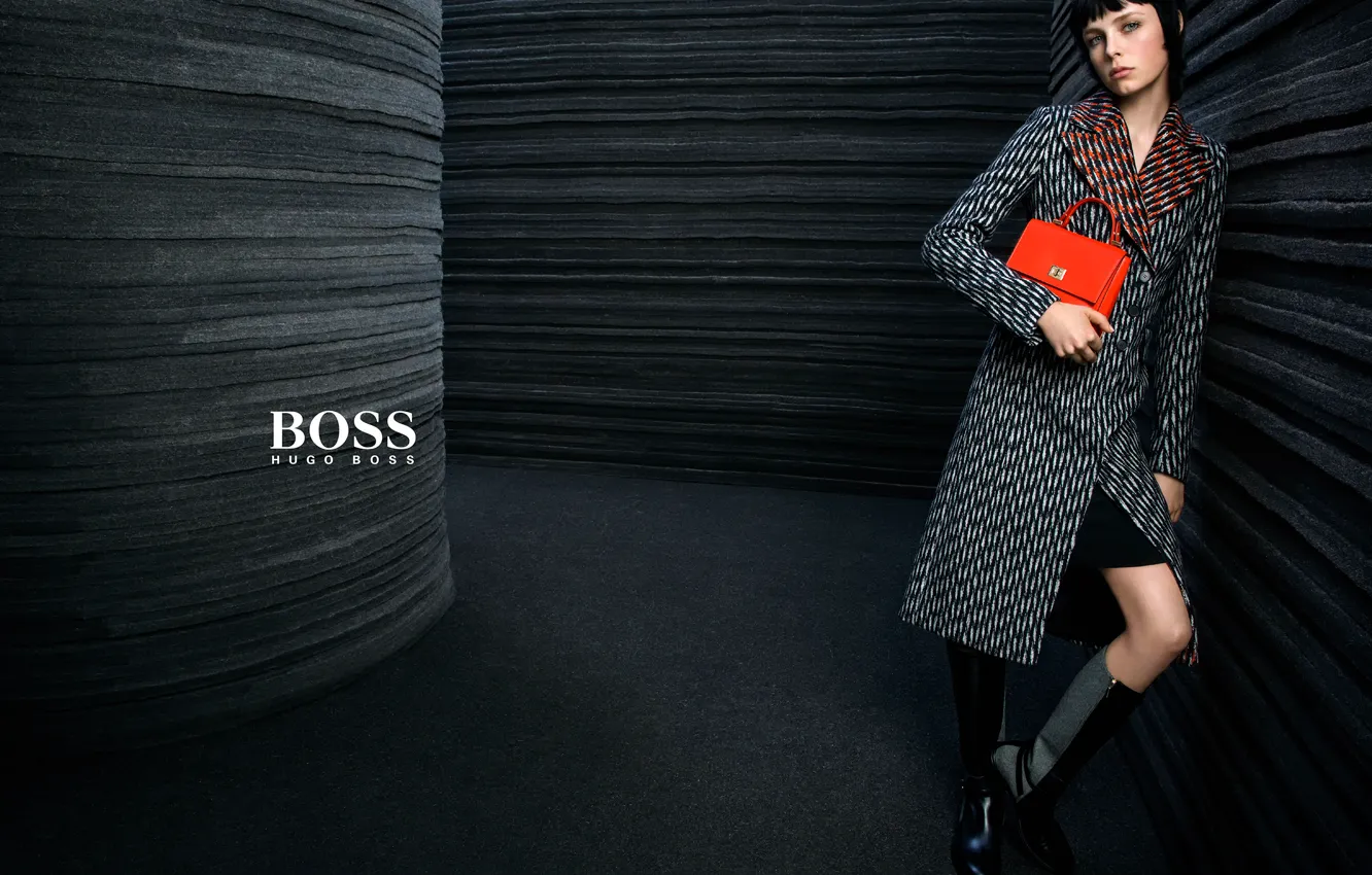 Photo wallpaper model, the show, Hugo Boss, Edie Campbell, Edie Campbell