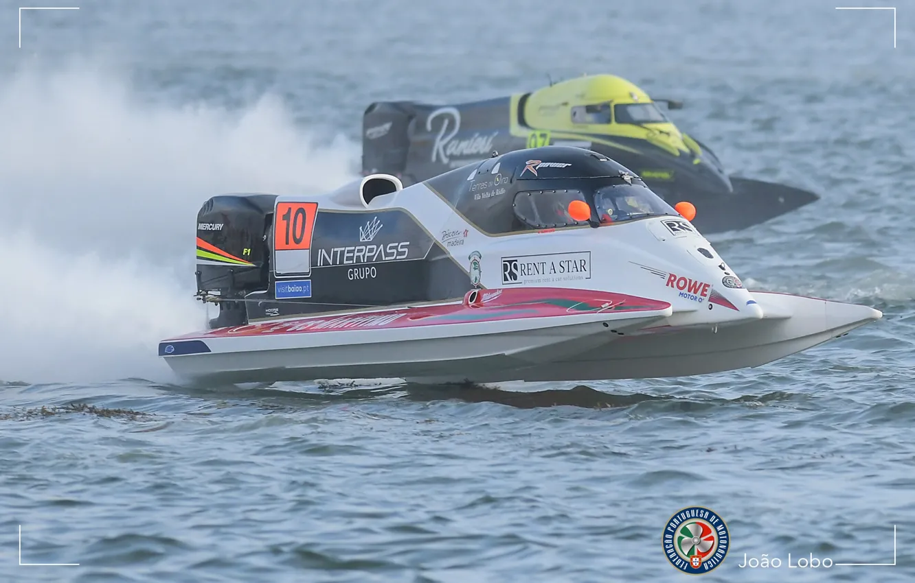 Photo wallpaper race, boat, speed