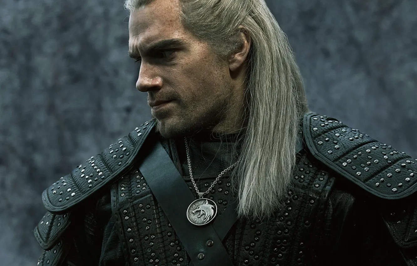 Photo wallpaper medallion, the witcher, the series, the Witcher, mutant, Henry Cavill, Henry Cavill, Netflix