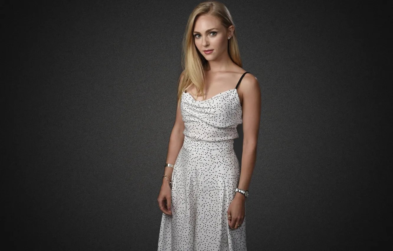 Photo wallpaper dress, actress, blonde, beautiful, AnnaSophia Robb, Anna Sophia Robb