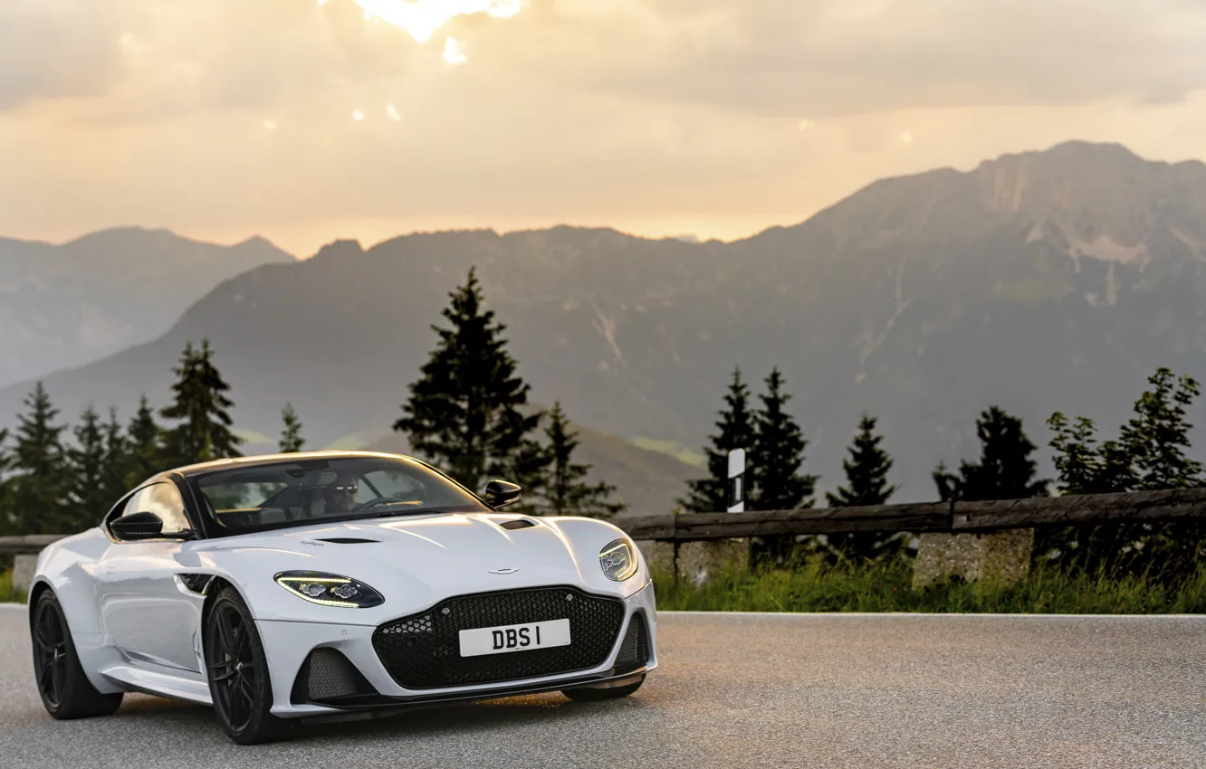 Photo wallpaper Aston Martin, DBS, Superleggera, 2018