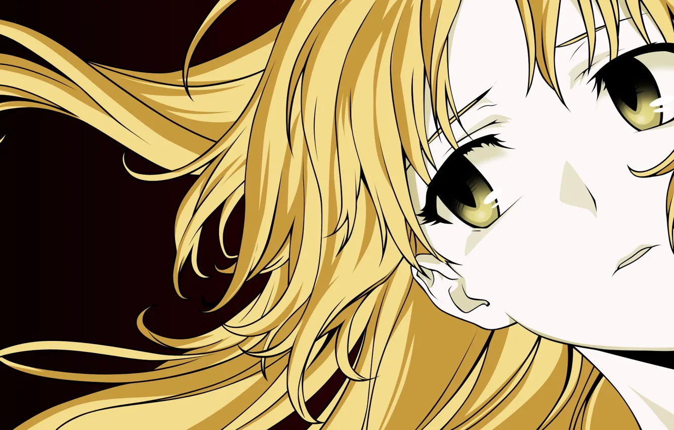 Photo wallpaper look, girl, blonde, Canaan