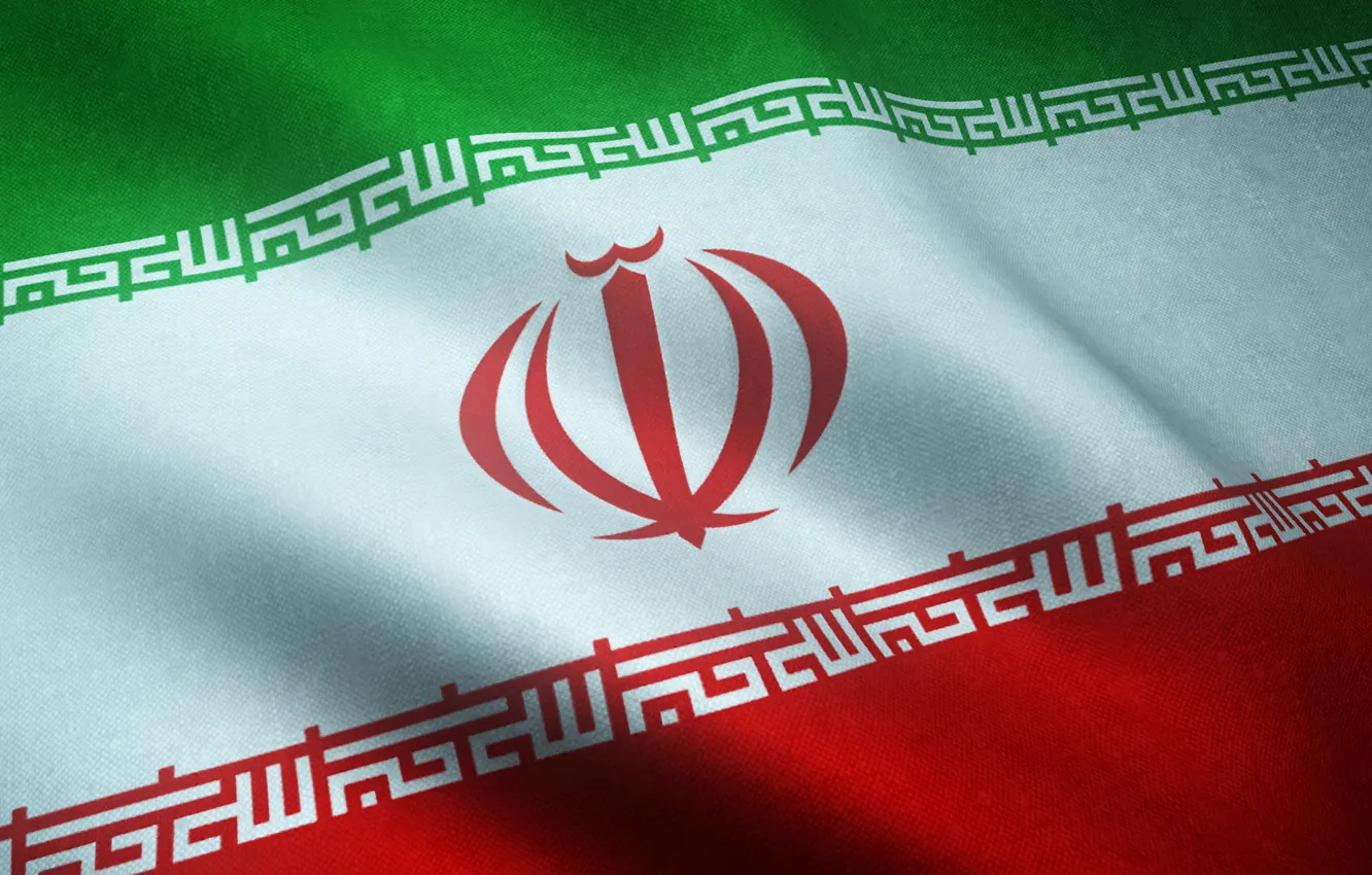 Photo wallpaper flag, Iran, Tehran