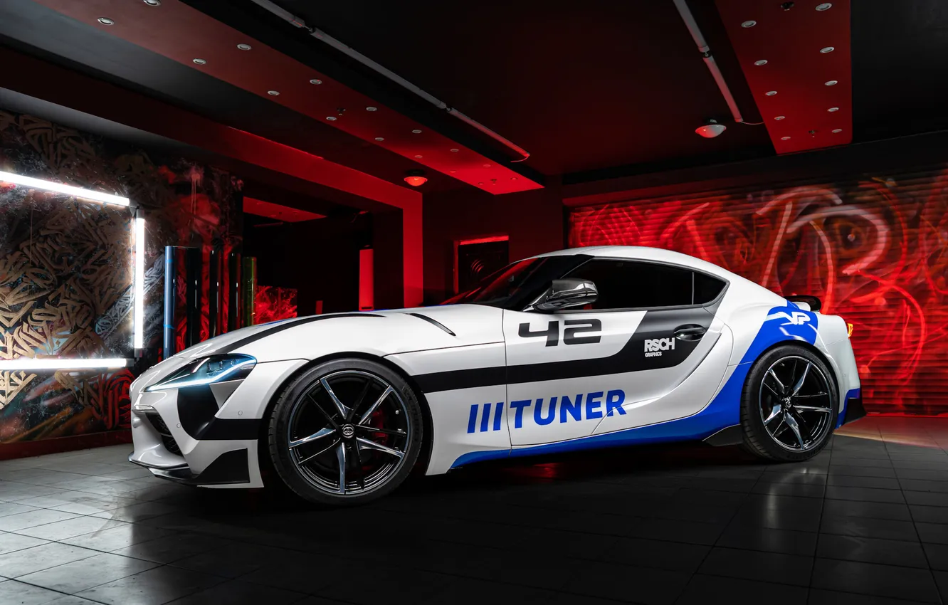 Photo wallpaper Toyota, auto, Supra, Supercar