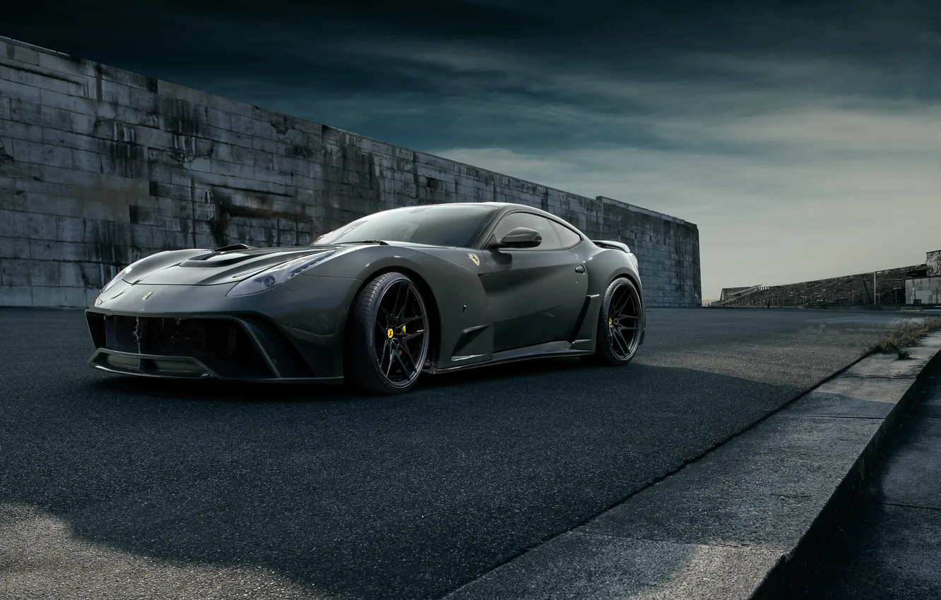 Photo wallpaper Ferrari, supercar, Ferrari, Novitec Rosso, F12berlinetta