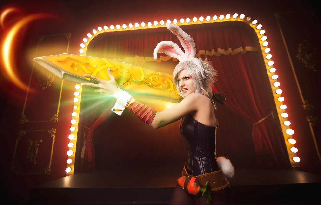 Photo wallpaper sword, League of Legends, riven, Exile