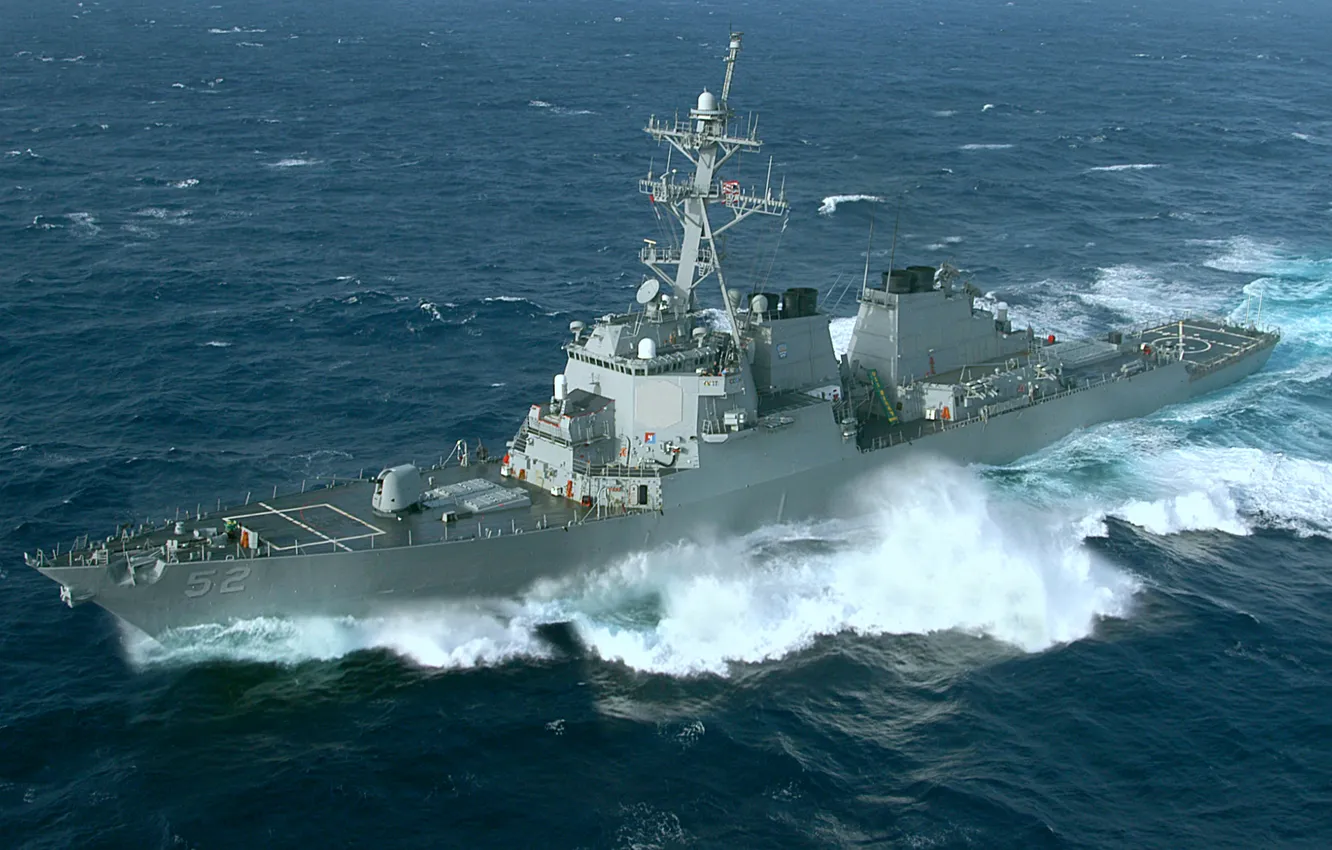 Photo wallpaper US NAVY, destroyer, USS Barry, DDG-52