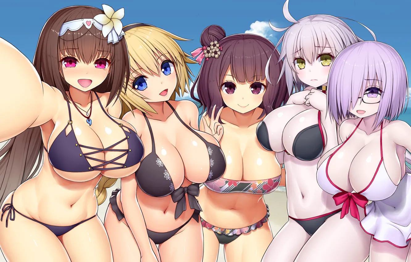 Photo wallpaper Girls, Sexy, Fate / Grand Order, The destiny of a great campaign