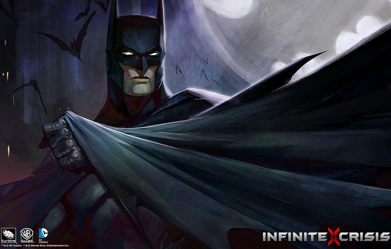Photo wallpaper batman, Batman, game, cloak, Infinite Crisis