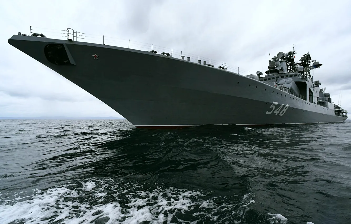 Photo wallpaper BOD, Admiral Panteleyev, project 1155