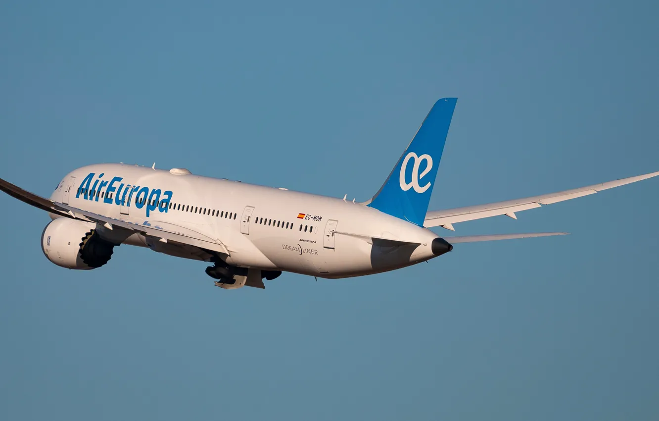 Photo wallpaper Boeing, Dreamliner, Air Europa, B-787-8