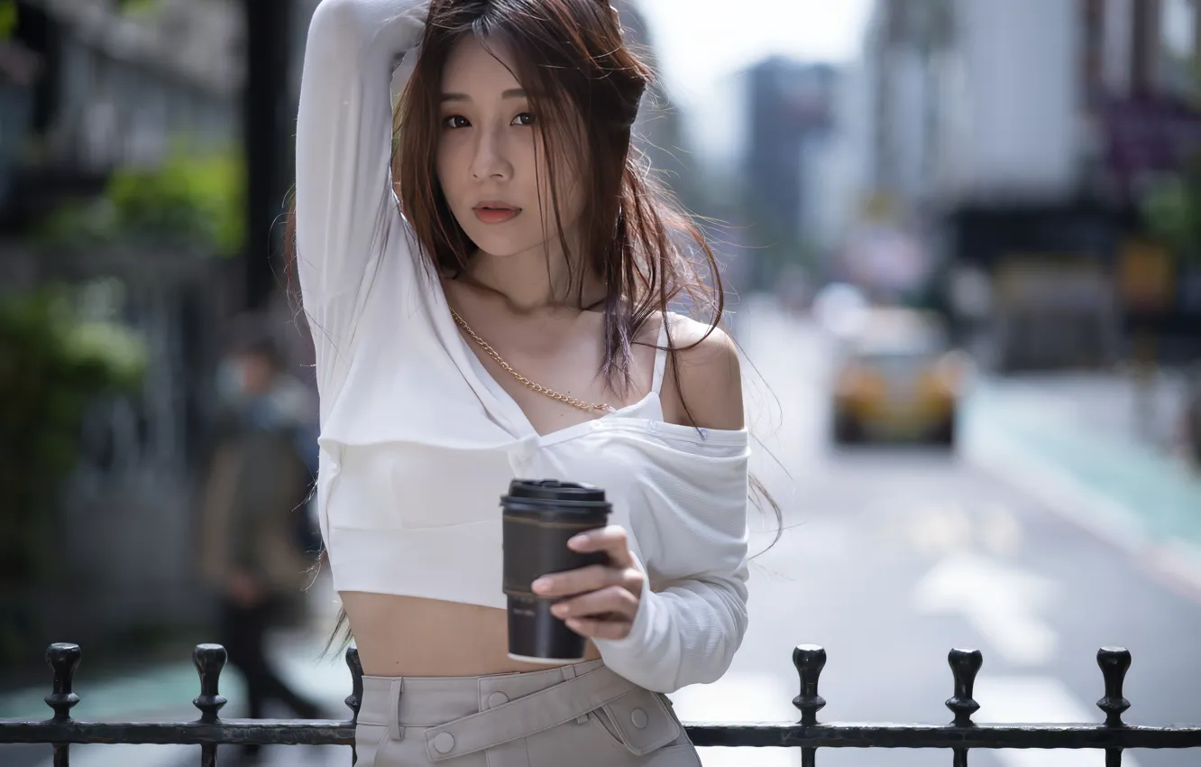 Photo wallpaper China, girl, sexy, girls, woman, model, asian, cute