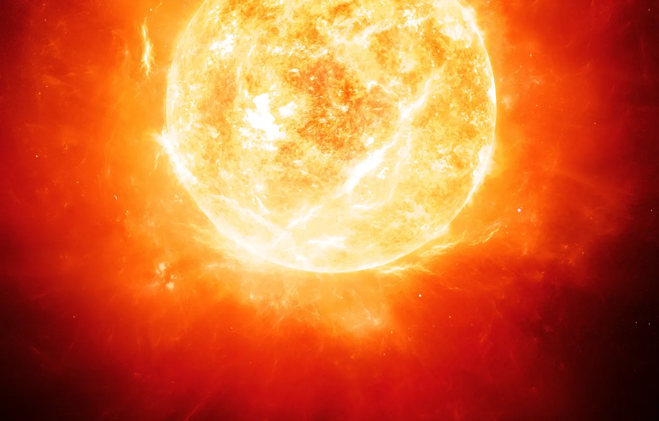Photo wallpaper energy, stars, light, radiation, betelgeuse