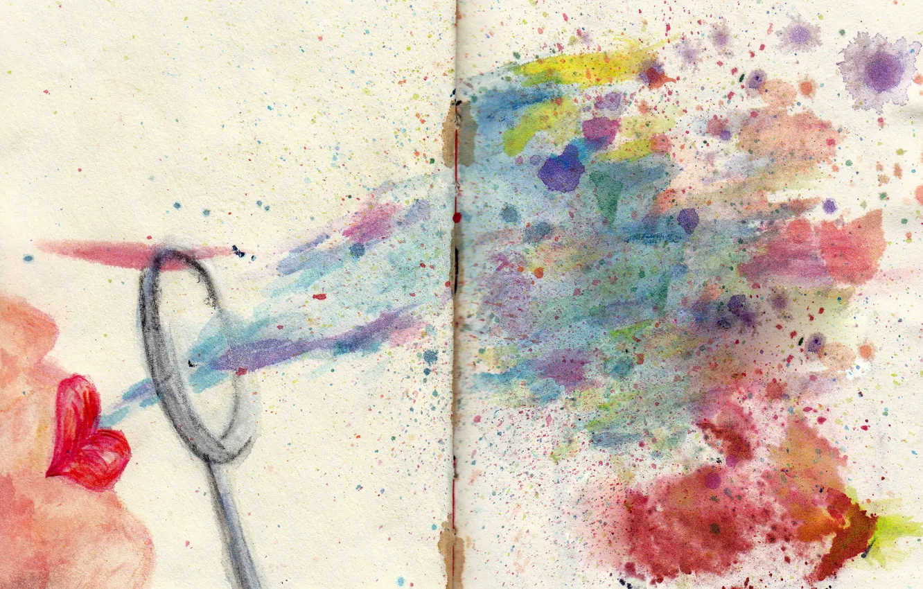 Photo wallpaper leaves, bubbles, figure, lips, blots, soap, bend