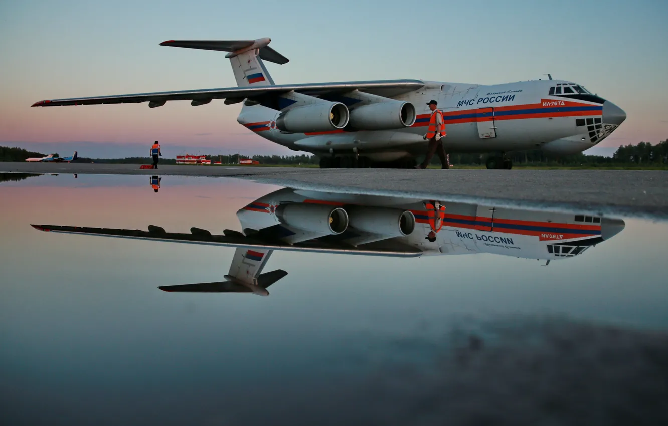 Photo wallpaper Russia, the plane, MOE, The Il-76, Cargo